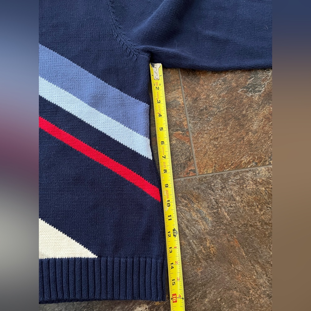 New Vintage women’s Field Gear cotton blue pull over turtleneck sweater. Large - Picture 10 of 14